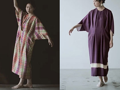 フェリシモで人間国宝のアトリエが監修の紬織手機作品をプリント化